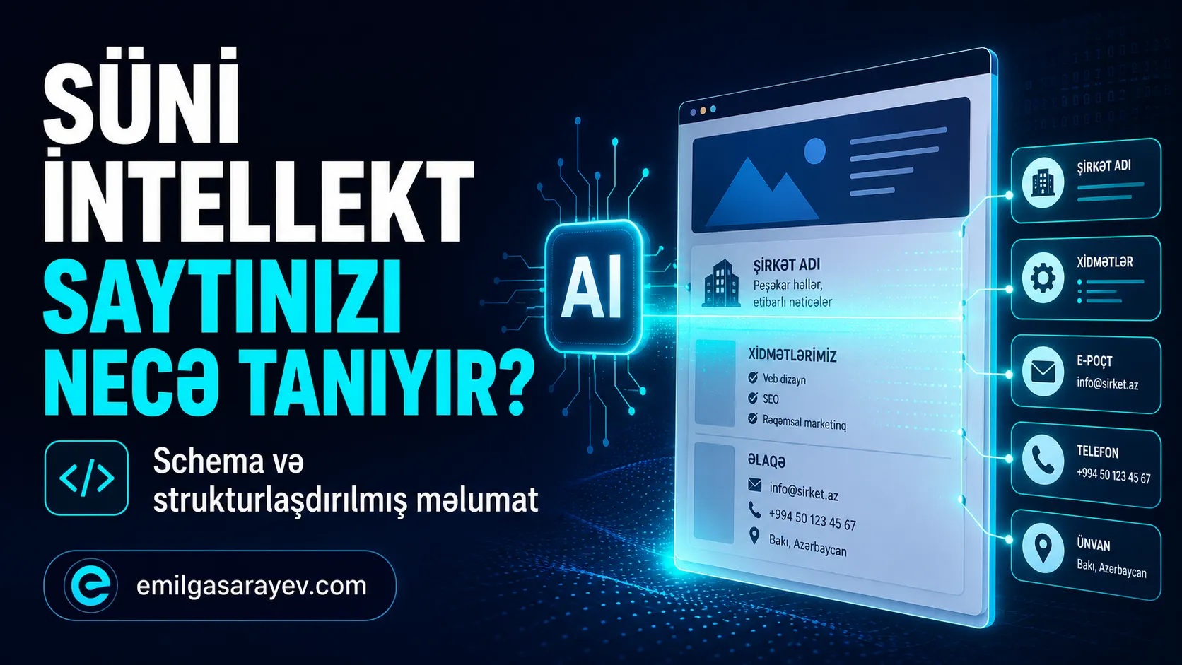 Süni İntellekt Saytınızı Necə Tanıyır? Schema və Structured Data